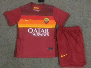 Nogometni Dres AS Roma Dječji Domaći 2021 （+ kratke hlače）