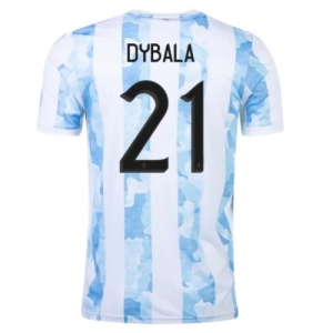 Nogometni Dres Argentina Paulo Dybala 21 Domaći 20-21