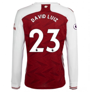 Nogometni Dres Arsenal David Luiz 23 Domaći 2020/2021 – Dugim Rukavima