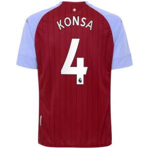 Nogometni Dres Aston Villa Ezri Konsa 4 Domaći 2020/2021