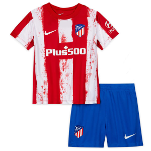Nogometni Dres Atlético Madrid Dječji Domaći 21 2022 （+ kratke hlače）