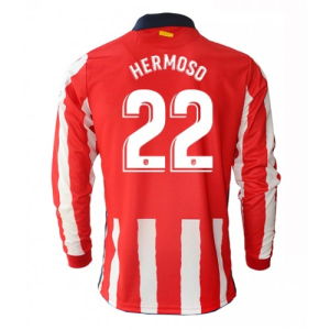 Nogometni Dres Atlético Madrid Mario Hermoso 22 Domaći 2020/2021 – Dugim Rukavima