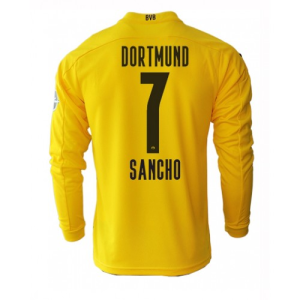 Nogometni Dres BVB Borussia Dortmund Jadon Sancho 7 Domaći 2020/2021 – Dugim Rukavima