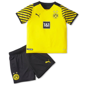 Nogometni Dres BVB Borussia Dortmund Dječji Domaći 2021/22 （+ kratke hlače）