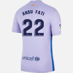 Nogometni Dres FC Barcelona Ansu Fati 22 Drugi Nike 2021/22