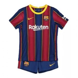 Nogometni Dres Barcelone Dječji Domaći 2020/2021 （+ kratke hlače）