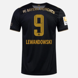 Nogometni Dres FC Bayern München Robert Lewandowski 9 Drugi 2021/22