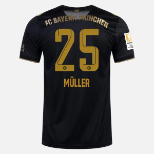 Nogometni Dres FC Bayern München Thomas Müller 25 Drugi  2021/2022