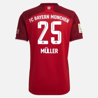 Nogometni Dres FC Bayern München Thomas Müller 25 Domaći 2021/2022