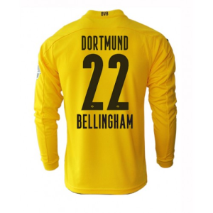 Nogometni Dres Borussia Dortmund Jude Bellingham 22 Domaći 2020/2021 – Dugim Rukavima
