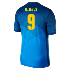Nogometni Dres Brazil Gabriel Jesus 9 Drugi 20-21