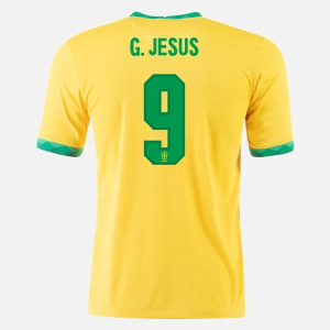 Nogometni Dres Brazil Gabriel Jesus 9 Domaći 20-21