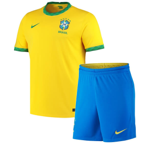 Nogometni Dres Brazil Domaći Dječji 2021 （+ kratke hlače）