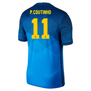 Nogometni Dres Brazil Philippe Coutinho 11 Drugi 20-21
