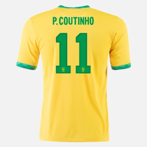 Nogometni Dres Brazil Philippe Coutinho 11 Domaći 20-21
