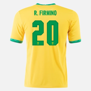 Nogometni Dres Brazil Nogometni Dres Roberto Firmino 20 Domaći 20-21