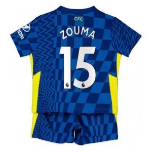Nogometni Dres Chelsea Kurt Zouma 15 Dječji Domaćis 2021 22 （+ kratke hlače）