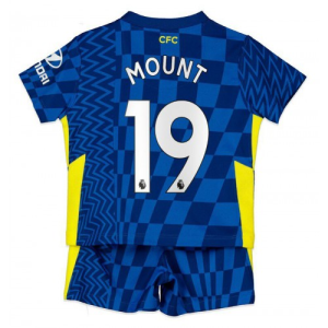 Nogometni Dres Chelsea Mason Mount 19 Dječji Domaćis 2021 22 （+ kratke hlače）
