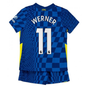 Nogometni Dres Chelsea Timo Werner 11 Dječji Domaćis 2021 22 （+ kratke hlače）