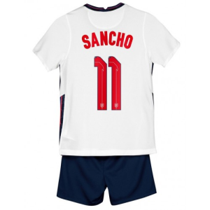 Nogometni Dres Engleska Sancho 11 Dječji Domaći Euro 2020 （+ kratke hlače）