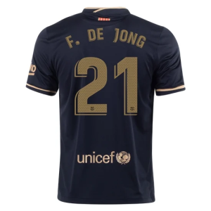 Nogometni Dres FC Barcelona Frenkie De Jong 21 Drugi 2020/2021