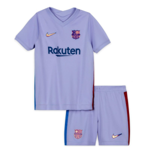 Nogometni Dres FC Barcelona Dječji Drugi 2021/22 （+ kratke hlače）