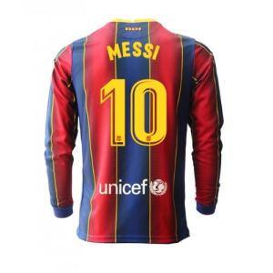 Nogometni Dres FC Barcelona Lionel Messi 10 Domaći 2020/2021 – Dugim Rukavima