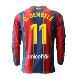 Nogometni Dres FC Barcelona Ousmane Dembele 11 Domaći 2020/2021 – Dugim Rukavima