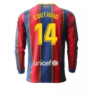 Nogometni Dres FC Barcelona Philippe Coutinho 14 Domaći 2020/2021 – Dugim Rukavima