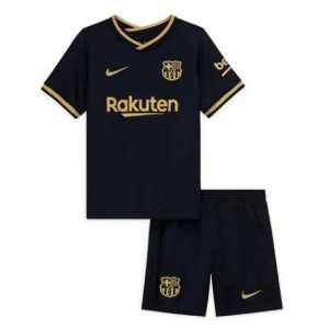 Nogometni Dres FC Barcelone Dječji Drugi 2020/2021 （+ kratke hlače）