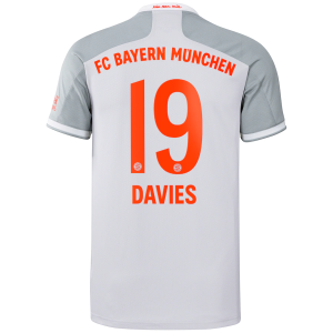 Nogometni Dres FC Bayern München Alphonso Davies 19 Drugi 2020/2021