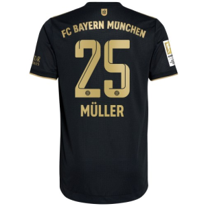 Nogometni Dres FC Bayern München Thomas Müller 25 Drugi 2021/22