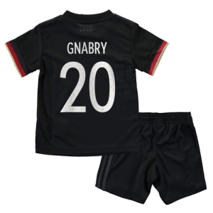Nogometni Dres Njemačka Serge Gnabry 20 Dječji Drugi Euro 2020 （+ kratke hlače）