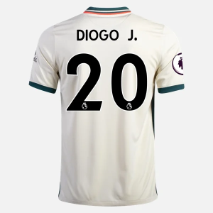 Nogometni Dres Liverpool FC Diogo Jota 20 Drugi Nike 2021/22