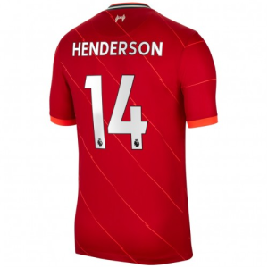 Nogometni Dres Liverpool Jordan Henderson 14 Domaći 2021/22