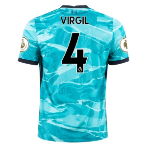 Nogometni Dres Liverpool Virgil van Dijk 4 Drugi 2020/2021