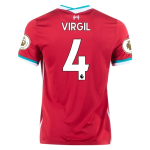 Nogometni Dres Liverpool Virgil van Dijk 4 Domaći 2020/2021