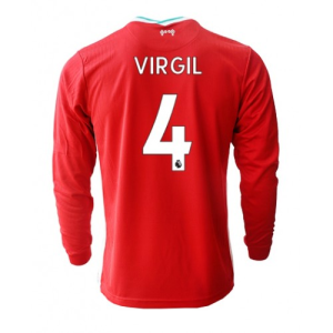 Nogometni Dres Liverpool Virgil van Dijk 4 Domaći 2020/2021 – Dugim Rukavima