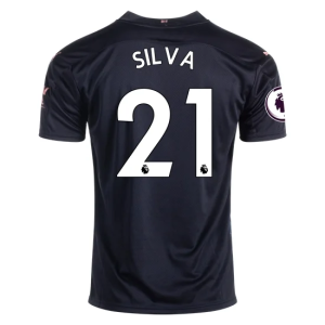 Nogometni Dres Manchester City David Silva 21 Drugi 2020/2021
