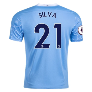 Nogometni Dres Manchester City David Silva 21 Domaći 2020/2021