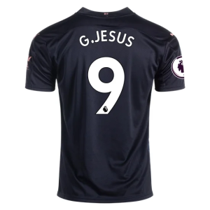 Nogometni Dres Manchester City Gabriel Jesus 9 Drugi 2020/2021