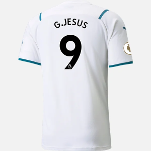 Nogometni Dres Manchester City Gabriel Jesus 9 Drugi 2021/22