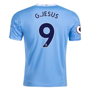 Nogometni Dres Manchester City Gabriel Jesus 9 Domaći 2020/2021