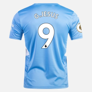 Nogometni Dres Manchester City Gabriel Jesus 9 Domaći 2021/22