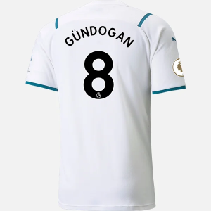 Nogometni Dres Manchester City Ilkay Gundogan 8 Drugi 2021/22