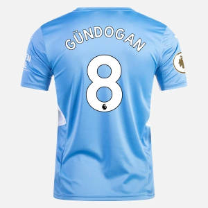 Nogometni Dres Manchester City Ilkay Gundogan 8 Domaći 2021/22