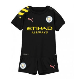 Nogometni Dres Manchester City Dječji Drugi 2019/20- Krótki Rękaw （+ kratke hlače）