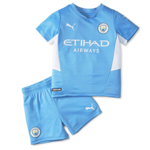 Nogometni Dres Manchester City Domaći Dječji 2021/22 （+ kratke hlače）