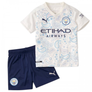 Nogometni Dres Manchester City Dječji Treći 2020/2021 （+ kratke hlače）
