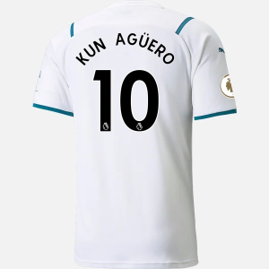 Nogometni Dres Manchester City Sergio Agüero 10 Drugi 2021/22